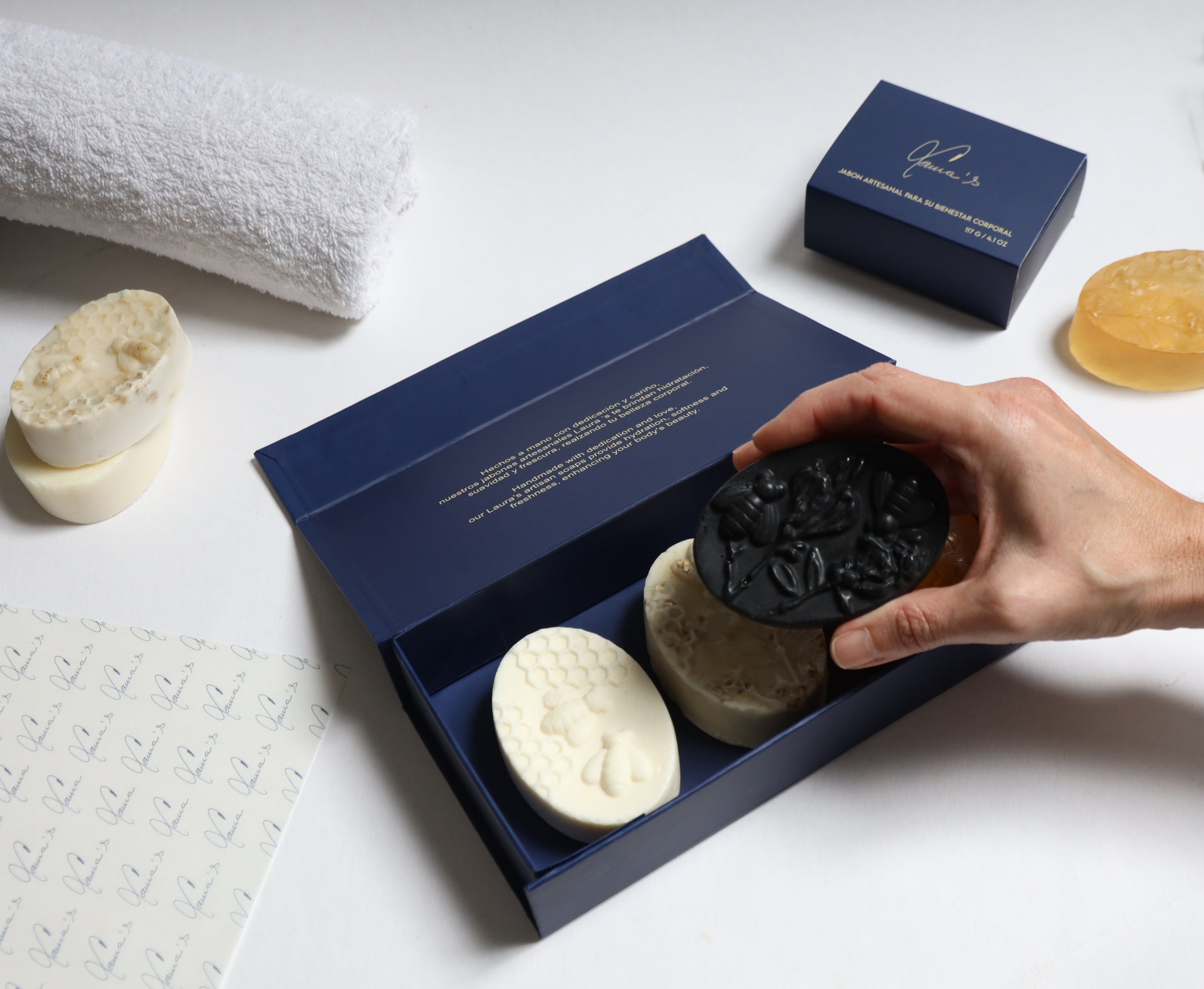 Set Regalo de 3 Jabones Artesanales